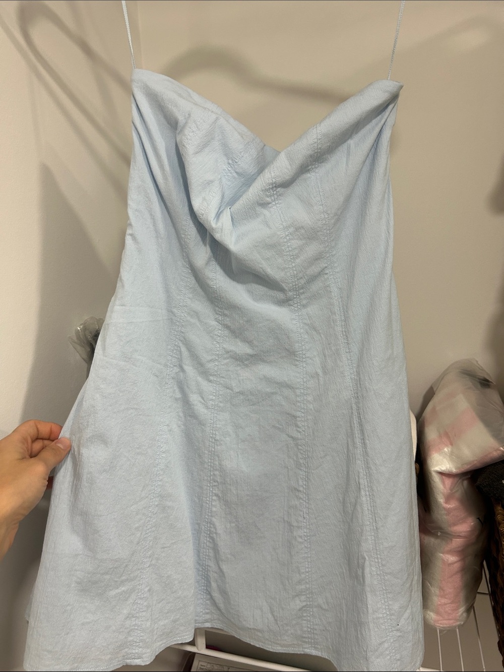 Abercrombie & Fitch Light Blue Mini Dress